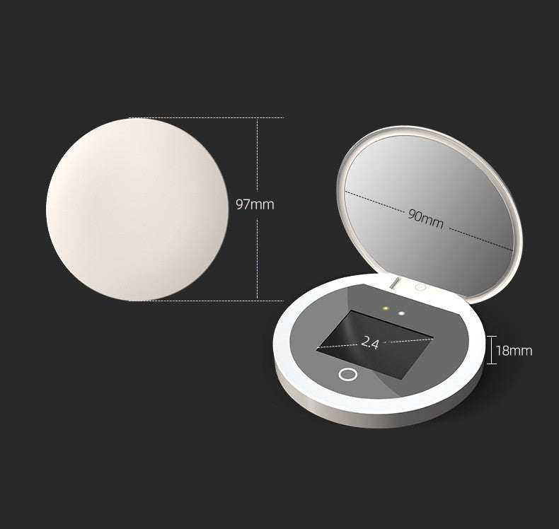 UV camera LED compact mirror